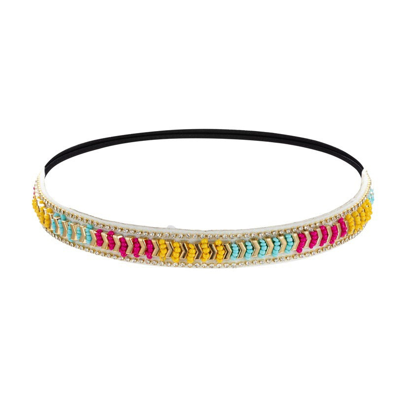 Wholesale Bohemian Set Rice Bead Hairbands